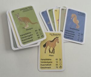 das Tier – Trumpf – Quartett ist fertig